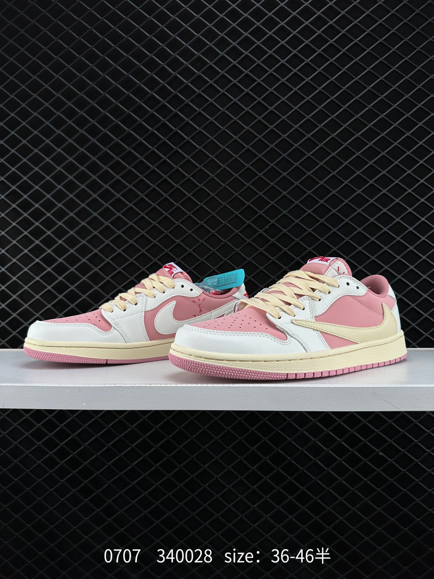 Fragment Design x Travis Scott x Nike Air Jordan 1 Low OG SP”Military Blue”